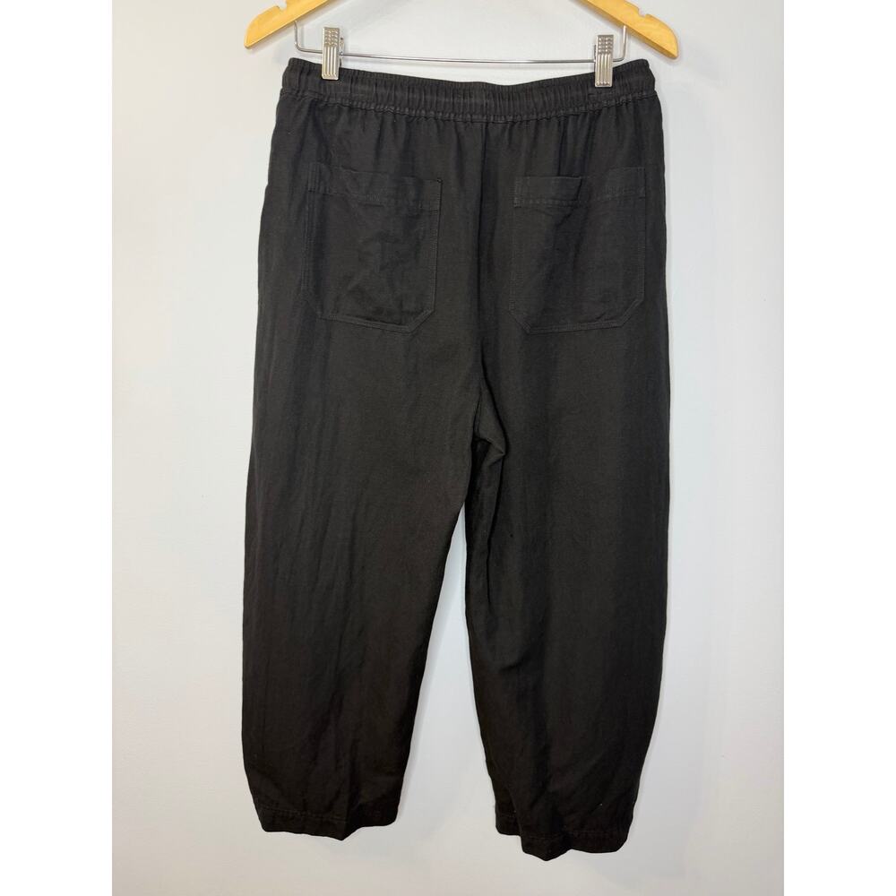 Apiece Apart Everyday Pull-On Pants Black Relax Women's M Casual Wardrobe - Picture 8 of 13